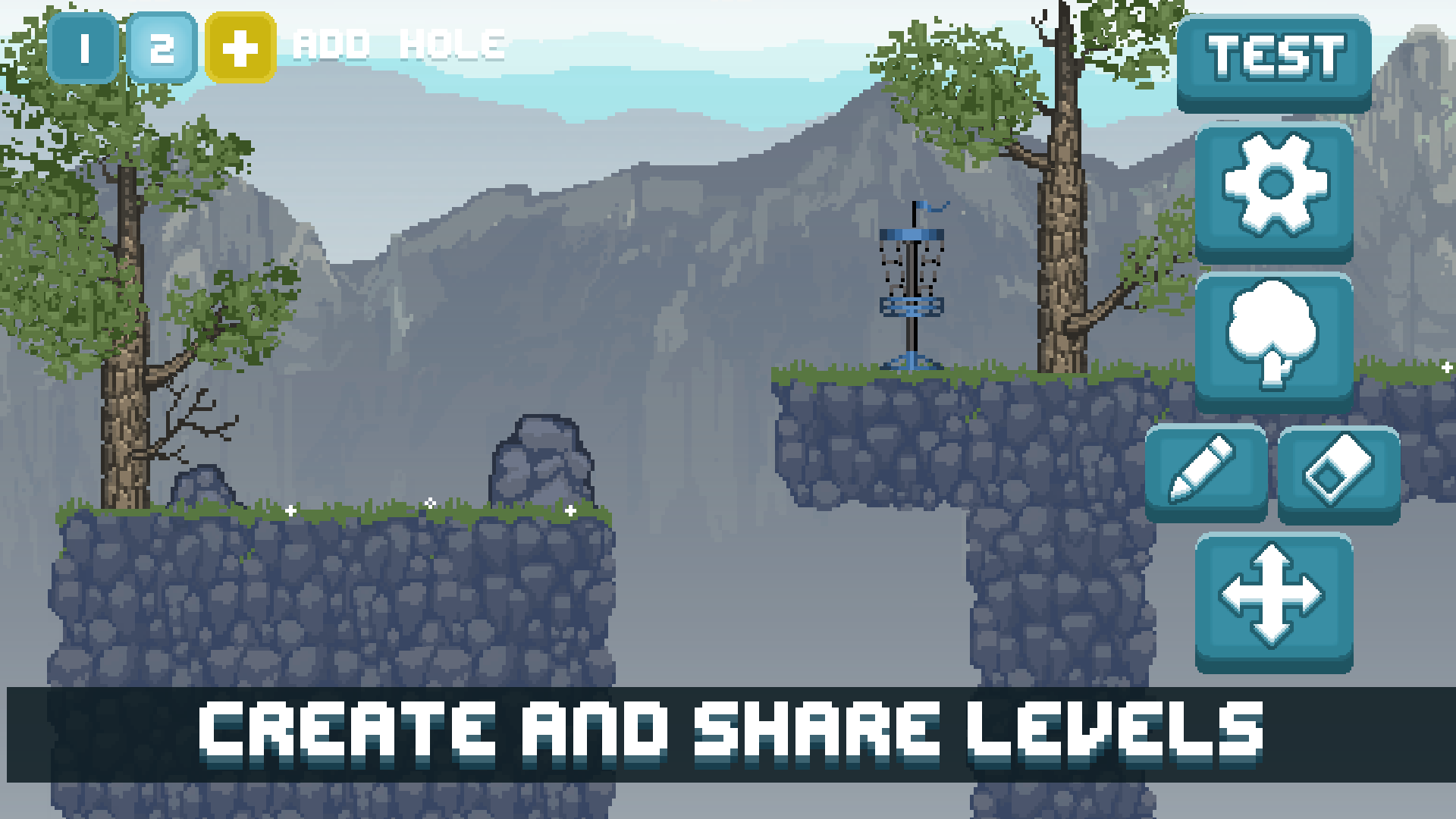 Pixel Disc Golf 2游戏截图