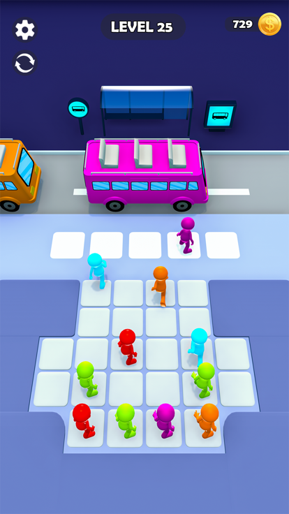 Bus Sort游戏截图