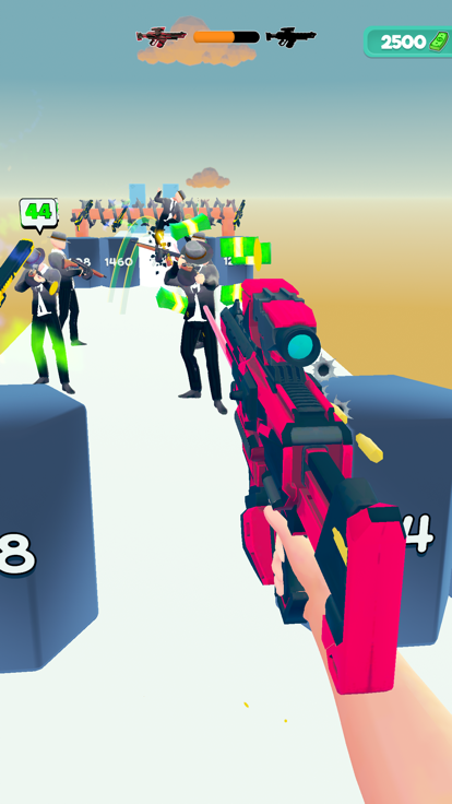 Gun Run 3D!游戏截图