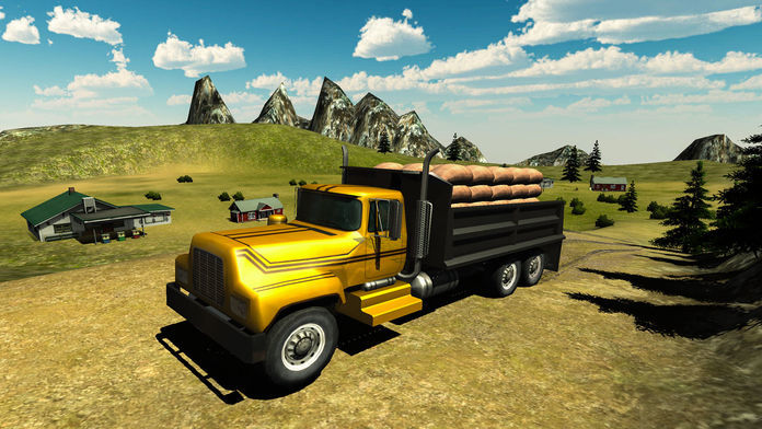 重型运输货物的卡车司机模拟器 3D游戏截图