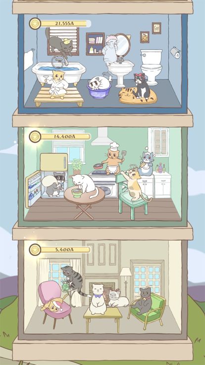 Cat's Room - Cat Merge游戏截图