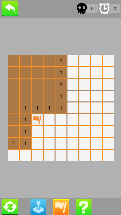 简易扫雷游戏截图