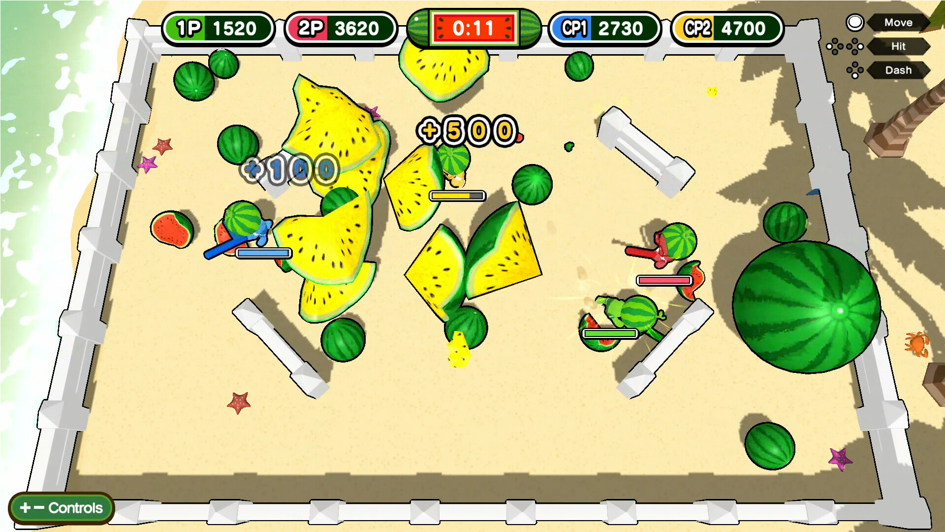 Hit! Spin! Watermelon Party游戏截图