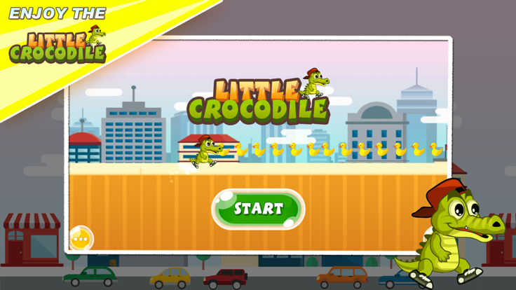 Little Happy Crocodile Run游戏截图