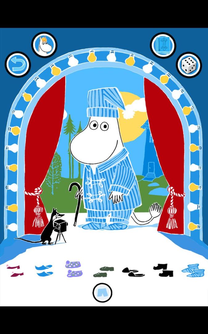 Screenshot of Moomin Costume Party