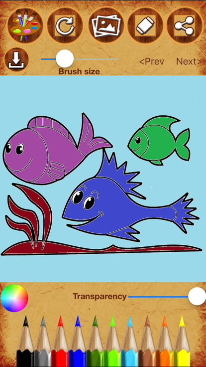 Toddler Drawing pad游戏截图