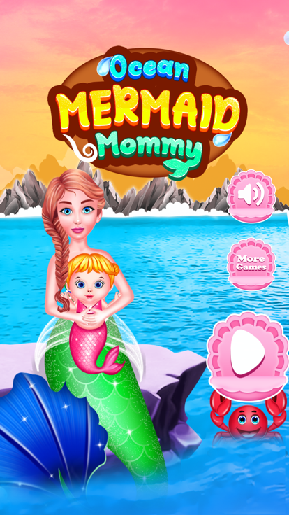 Ocean Mermaid Mommy游戏截图