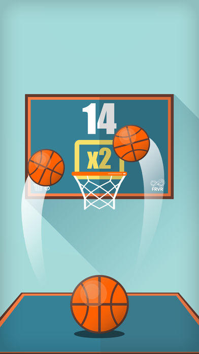 Basketball FRVR - 射 击 箍 和 扣 篮!游戏截图