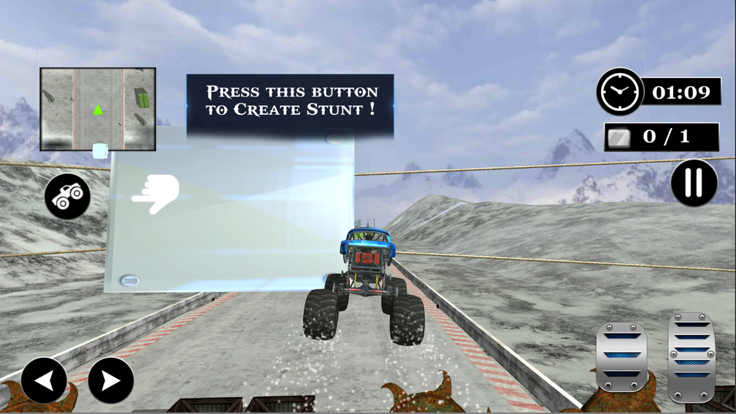 Off Road Snow Stunt Drive游戏截图