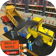 真正的道路建设Sim：城市道路建设者游戏