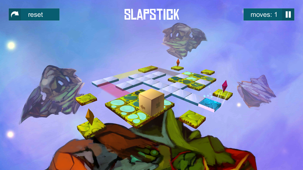 滚动的纸箱游戏截图