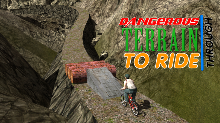 山地自行车模拟器 - 极限摩托车骑手赛马及停车场模拟游戏游戏截图