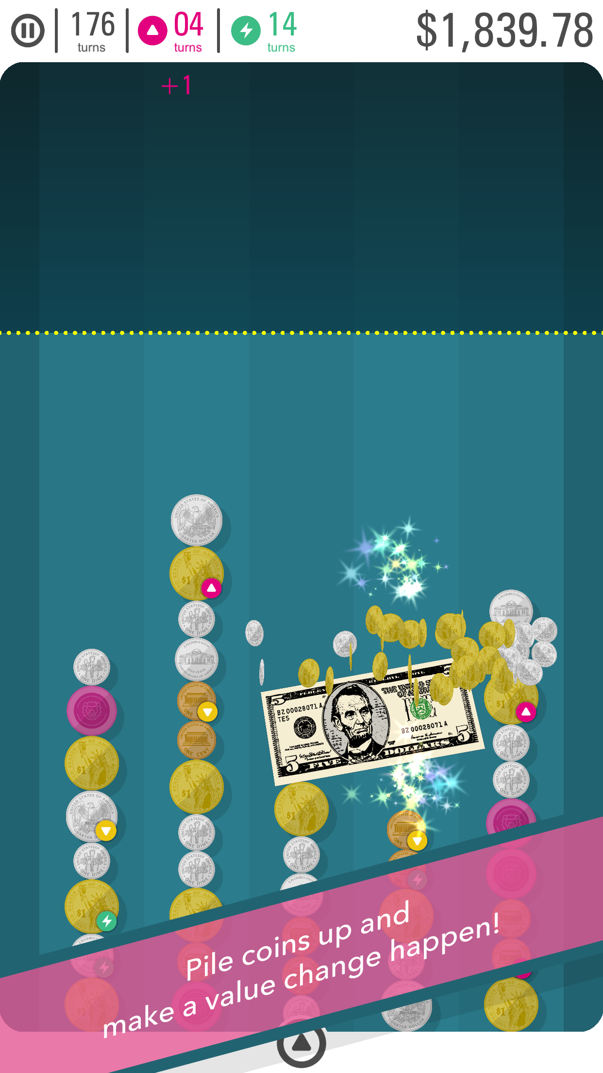 Coin Line - Merge Coin Puzzle游戏截图