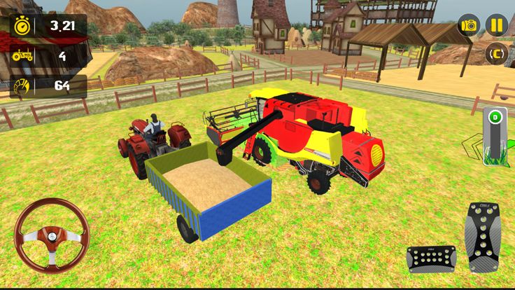 US Tractor Farming Games游戏截图