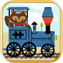 儿童火车游戏：动物园铁路汽车拼图 - 对于教育icon
