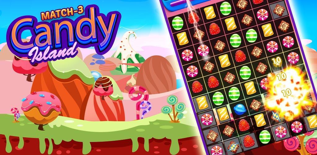糖果岛：第3场比赛 Candy Island: Match3游戏截图