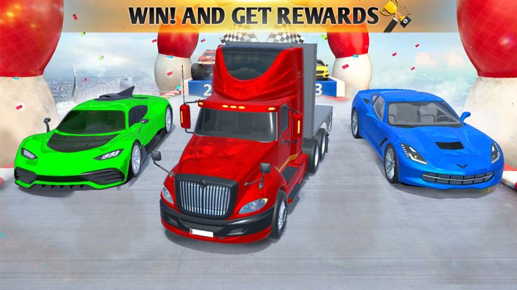 Superhero Stunts Car Games游戏截图