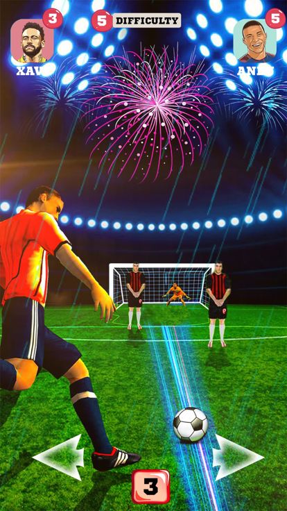 Penalty Kick Soccer Strike游戏截图