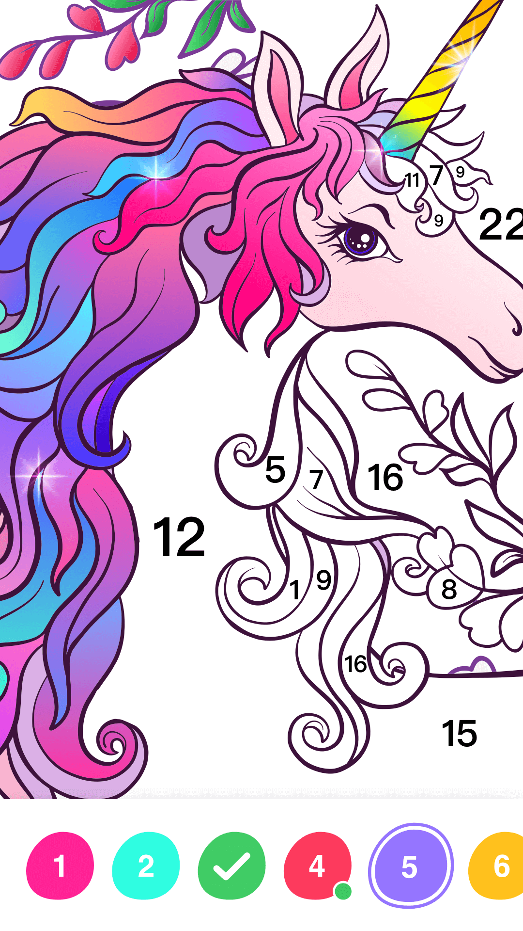 艺术数字填色书游戏截图