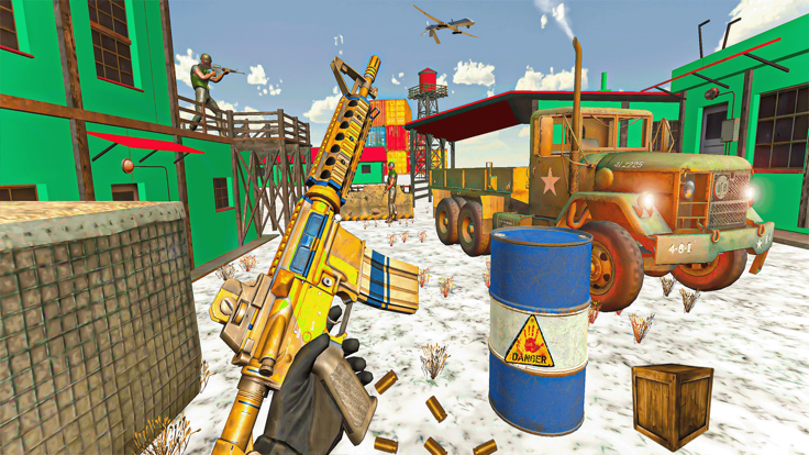 FPS 突击队：枪支射击 3D游戏截图