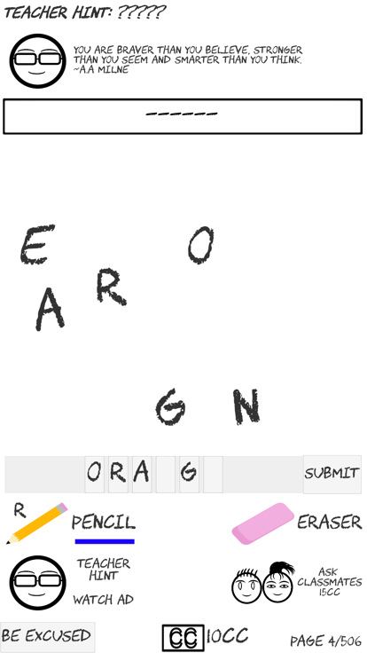 The Exams - Words Disorder游戏截图