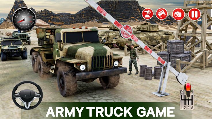 Army Truck Driving: New Games游戏截图
