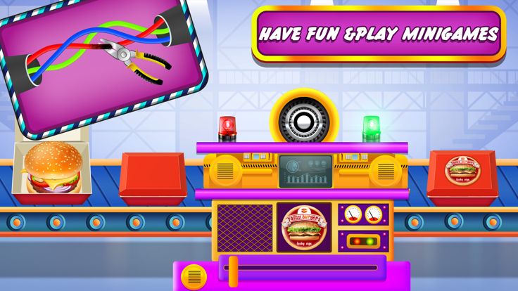 汉堡工厂厨房游戏截图