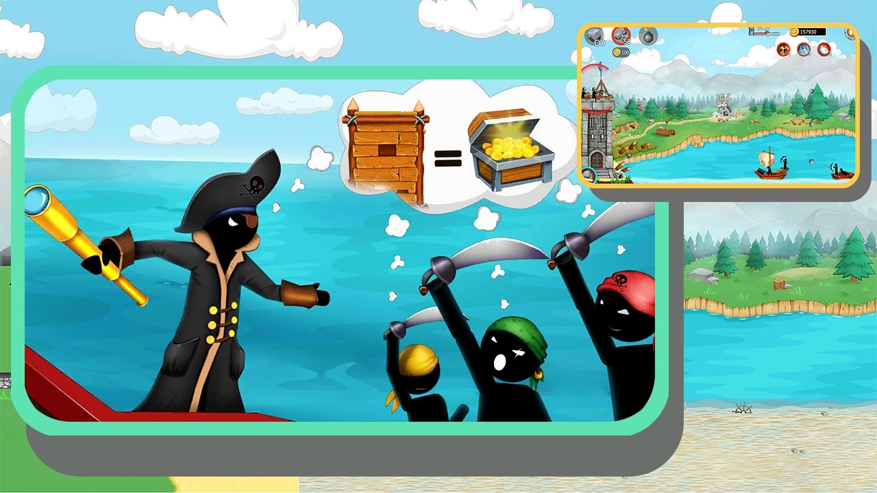 火柴人海上战争游戏截图