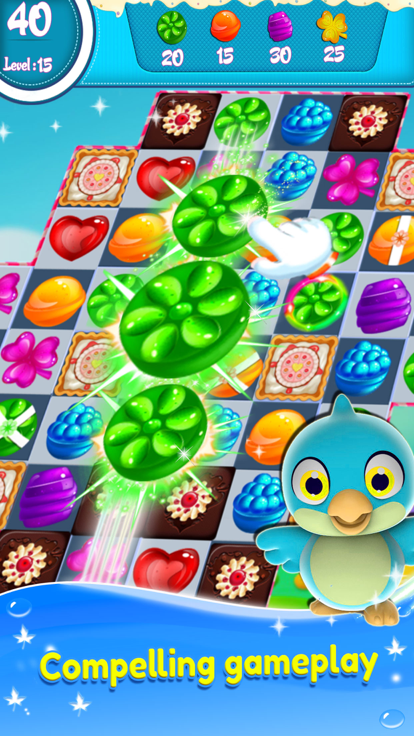 Candy Match 3 - Crazy Sugar Blast游戏截图