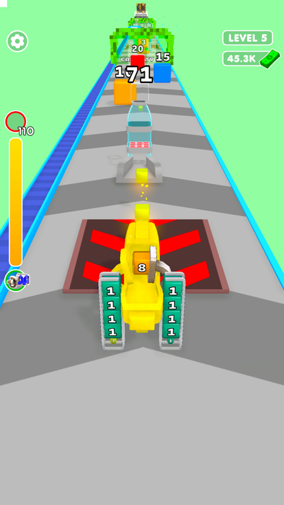 Cube Gun Rush 3D游戏截图