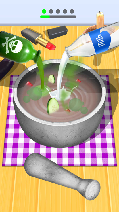 DIY面膜化妆游戏游戏截图