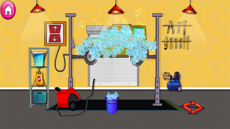 洗车改造沙龙车库游戏截图