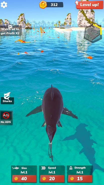 Idle Shark 2-Mega Tycoon Game游戏截图