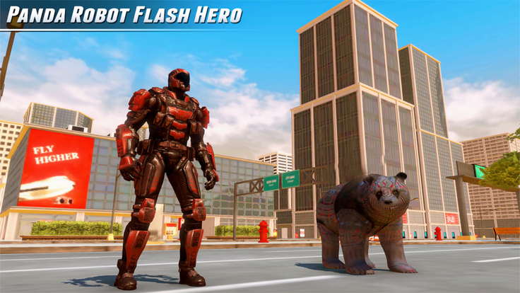 Super Flash Robot Hero Game游戏截图