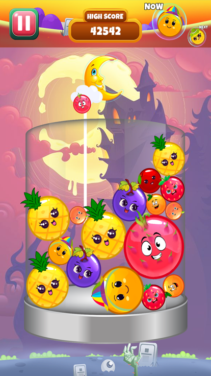 Watermelon Fruit Merge Games游戏截图