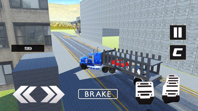 Heavy Truck Cars Transport : Subway Trailer Drive游戏截图