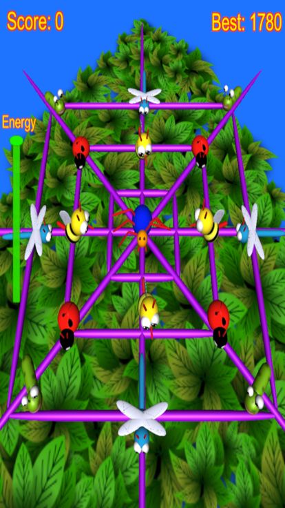 Spider Attack arcade game游戏截图