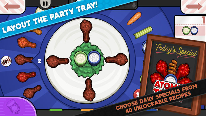 Papa's Wingeria To Go!游戏截图