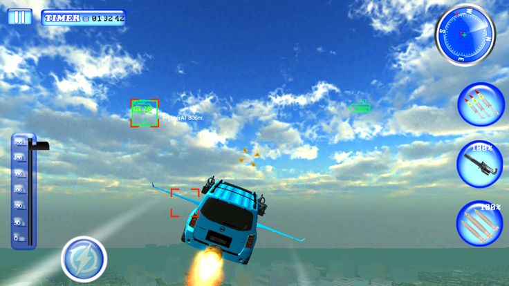 飞行吉普炮艇战3D游戏截图