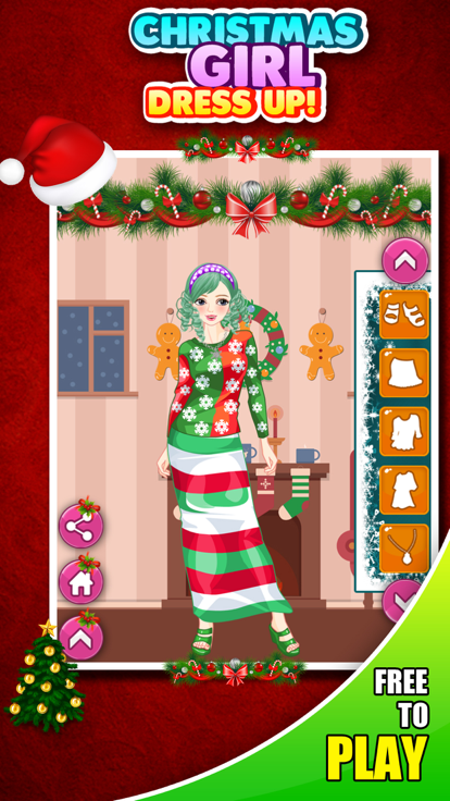 Christmas Dress Up Girl 2016游戏截图