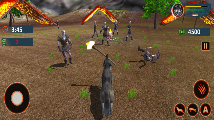 Wild Wolf Attack Simulator游戏截图