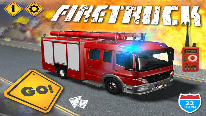 Kids Vehicles Fire Truck games游戏截图