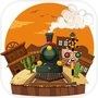 Train Crash Steam Engine Gameicon