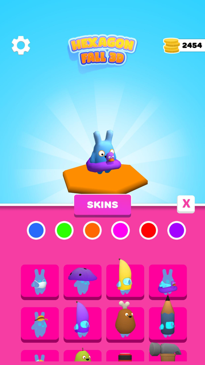 Hexagon Fall 3D游戏截图