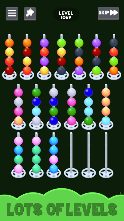 Ball Hoop Stack: Ball Sort 3D游戏截图