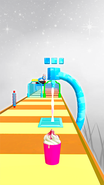 冰淇淋跑 - 冰棒堆游戏截图