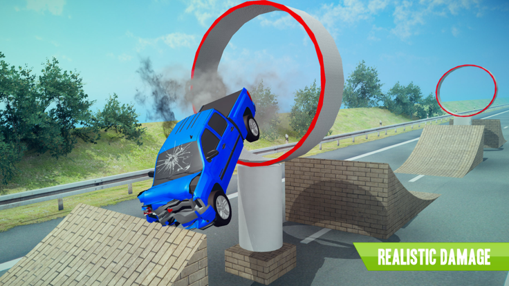 Car Crash Beam Drive Accidents游戏截图