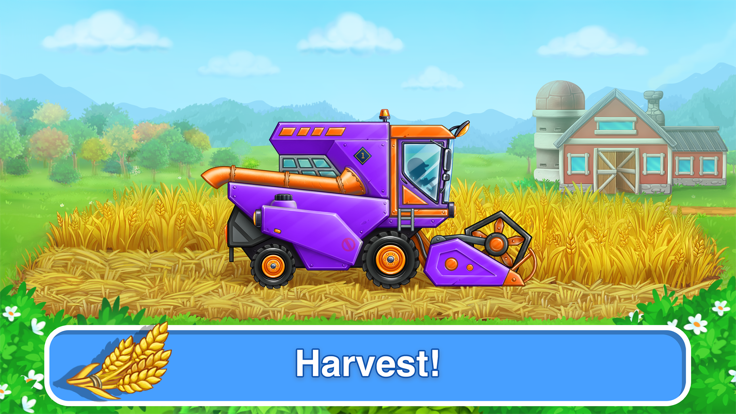 Farming Harvest Car Truck Game游戏截图