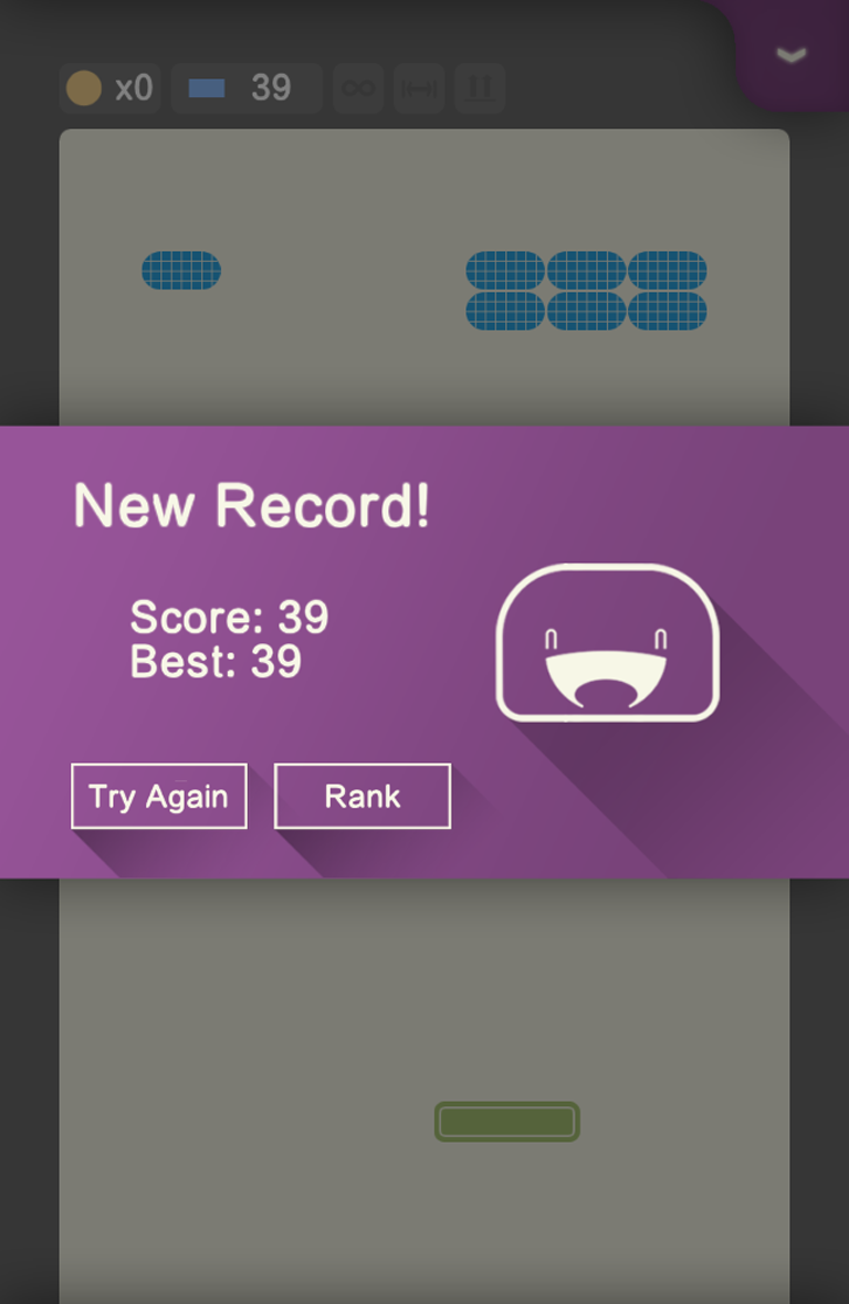 爆裂方块 - 经典打砖块小游戏游戏截图