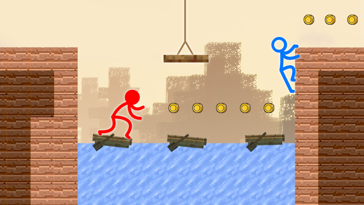 Stickman Parkour Race & Jump游戏截图